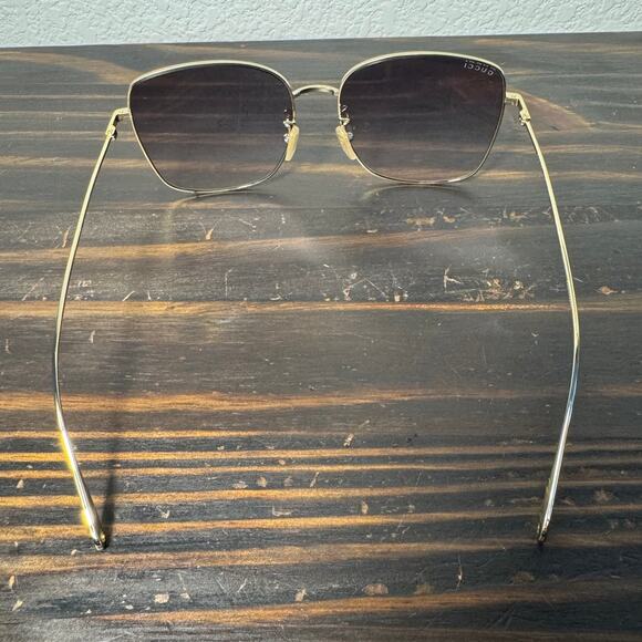 GUCCI‎ Square Frame Gold/Grey Sunglasses with Charms, Bags main image 15